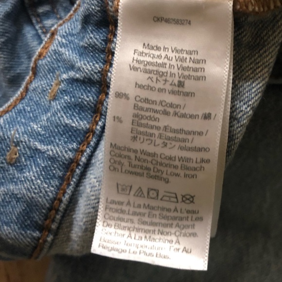 Madewell Mid-Rise Perfect Vintage Jean Knee-Rip Edition Medium Wash size 30 - Picture 4 of 10